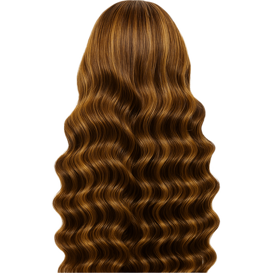 Highlight 13x6 Transparent Lace Curly Wig